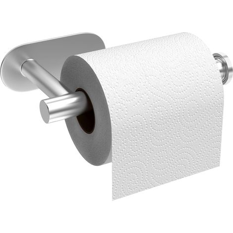 Porte Papier Toilette, Porte-Papier Toilette Auto-adhésif, Support Papier Toilette en Acier Inoxydable, Porte-Rouleau Mural, Porte-mouchoirs pour Salle de Bain, Cuisine, Salon(Argent) (1/5)