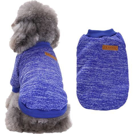 Gilet Pour Chien - Polaire En Polyester - Conception Anti-Vent - Pour Races Petites Et Moyennes - Tailles XS À XXL (1/5)