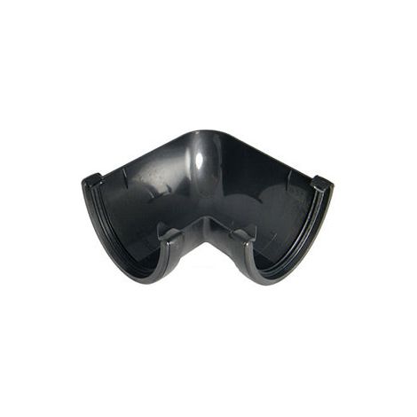 FloPlast Hi Cap Cast Iron Effect 90° Gutter Angle - 114mm (1/2)