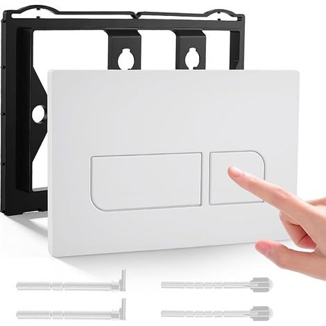 Plaque de Déclenchement Geberit, Plaque de Poussée Geberit Sigma, Compatible avec Geberit Sigma 01 20 30 50 UP300/320, Plaque de Commande WC Rechange 115.770.11.5, 246 × 164 mm (1/5)