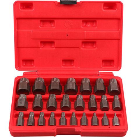 Lot de 25 extracts de vis à tête hexagonale multi-cannelures en acier à haute ten en carbone (1/5)
