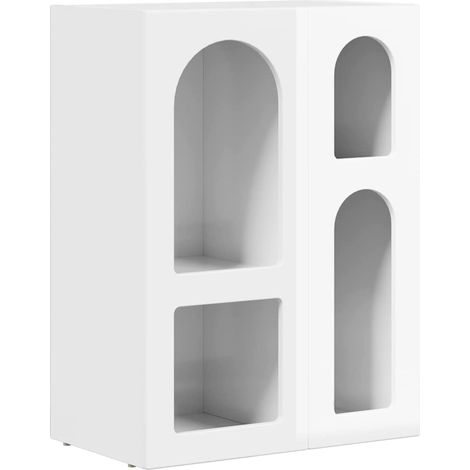 Maison Exclusive - Credenza Bianco Lucido 59 x 35 x 80.5 cm Legno multistrato