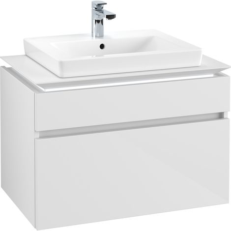 VB WTUS Legato B679 800x550x500mm avec cloche. 2 Ausz. WT m.tig Blanc brillant (1/3)