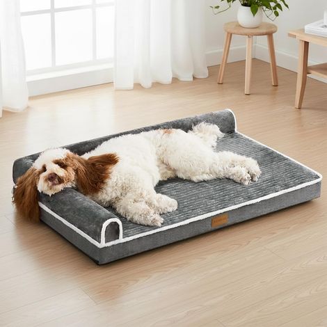 Panier Chien Dehoussable Lavable Grand Canapé Chien, 91x61 cm (1/5)