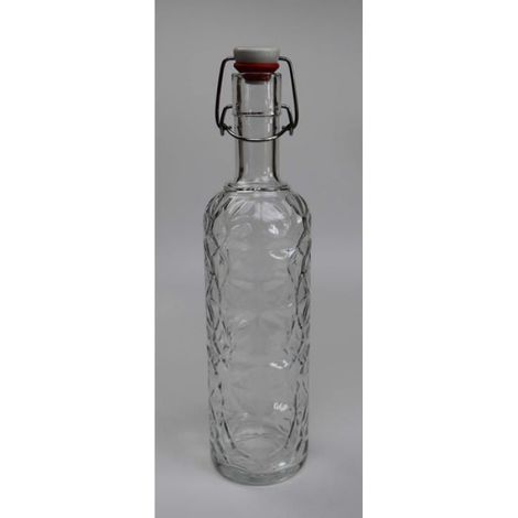Bouteilles en Verre - Bormioli Rocco - Oriente - Lot de 6 - 1L - Transparent (1/5)
