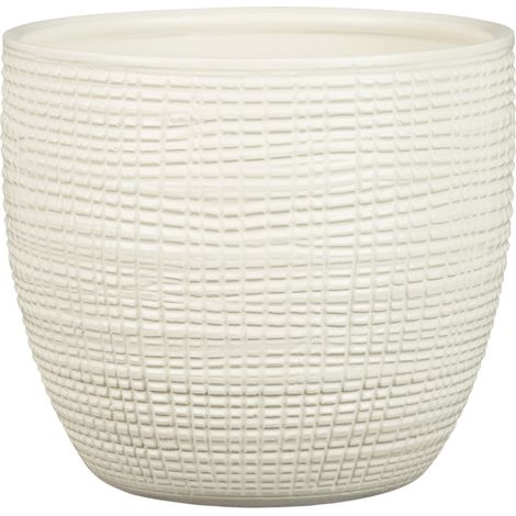 Scheurich Übertopf Serie 866 Ø 22 x 19,3 cm creme Blumentöpfe & Übertöpfe