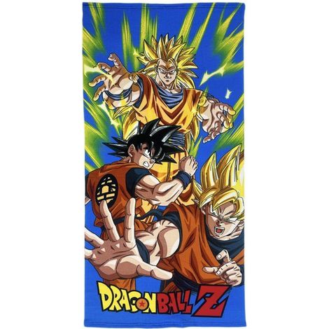 Asciugamano da spiaggia 100% microfibra 70×140 cm – DRAGON BALL – Modello DB‑1507