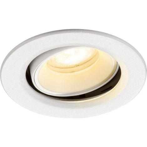 Spot encastré NUMINOS® MOVE XS intérieur 3000 K 55° IP20 rond blanc - SLV - 1009359