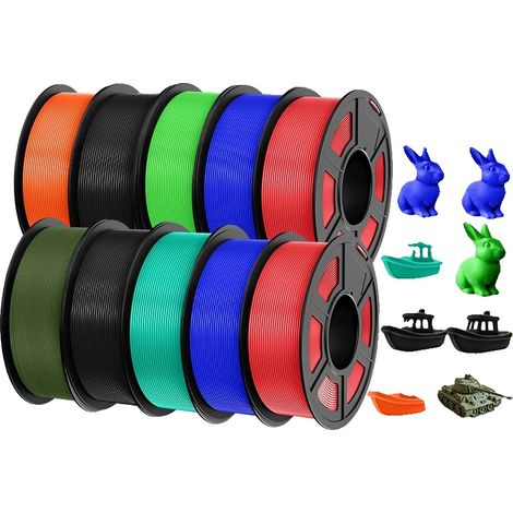 3D-Druckfilament, blasenfrei, hohe Transparenz, PETG 10MIX15 (1/2)
