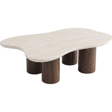 Design-Couchtisch aus Holz "Lya" – 120 cm – Braun (1/3)