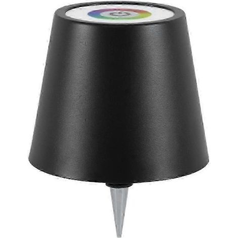 Lampe bouteille radio, modes RGB, 3 couleurs, abat-jour à intensité variable, rechargeable (1/5)