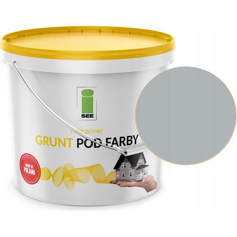 Apprêt silicone pour peinture de façade, gris clair, teinte grise, 10 L (1/5)