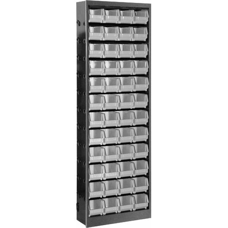 armadio metallico con 48 contenitori