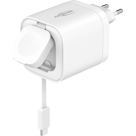 Ansmann HC265PD Caricatore USB 65 W 1x 2 USB-A, 1x USB-C ® Bianco (1/3)