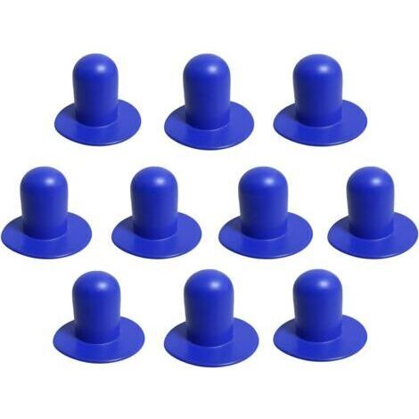 Packung mit 10 verlängerten Poolverschlusskappen, Bestway Lay-Z-Spa Pumpenfilterkappen, Lay-Z-Spa Ersatz-Poolfilterkappen, kompatibel mit Pools (Blau, verlängert)