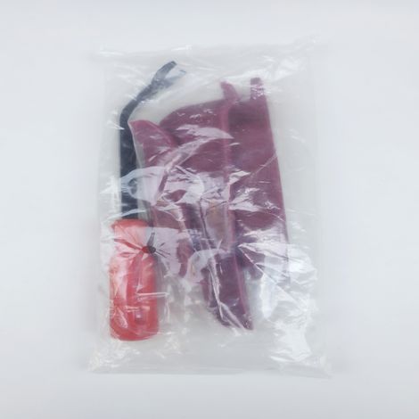 Kit de desmontaje de autorradio de 5 piezas violetas, herramientas en bolsa (1/5)