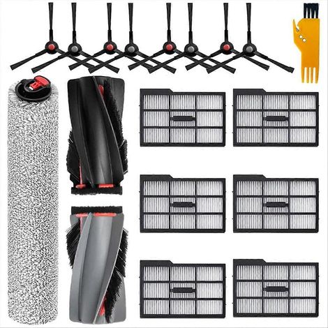 Zubehörset für den Saugroboter Omni E25/E28: Rotationsbürste, HEPA-Filter, Tuch und Seitenbürste (1/5)