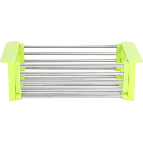 Égouttoir et passoire rétractables en acier inoxydable, outil de rangement pour cuisine et salle de bain (1/5)