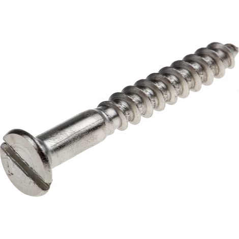 Vis à bois, No. 10, tête Fraisée 40mm, en Acier Inoxydable A2 304 ( Prix pour Boîte de 50 ) (1/2)