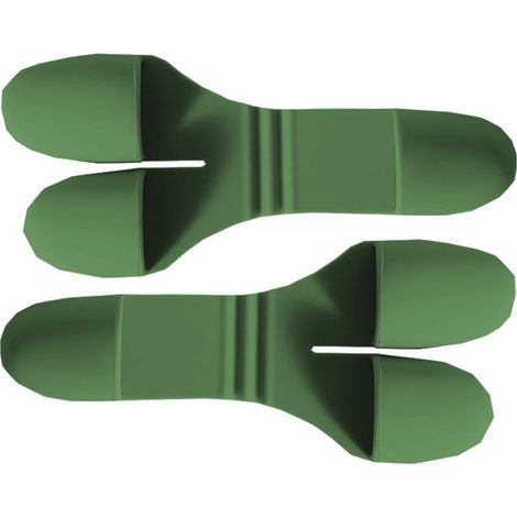 Lot de 2 maniques anti-brûlure en silicone pour plaques chauffantes et protège-doigts – Pince légère pour bols chauds, compatible avec Instant Pot, micro-ondes, four, grille-pain, friteuse à air chaud