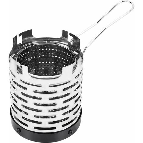 Mini réchaud de camping pliant extérieur, chauffage métal, couverture gaz, randonnée – DELKEVIC