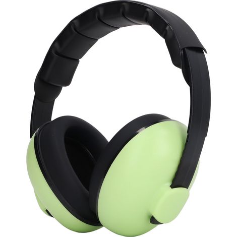Ortviai Bouchons d'oreilles antibruit NRR 31 dB – Casque de protection auditive vert matcha, confortable et isolant