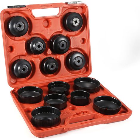 Paquete de 14 tapas universales - Para filtro de aceite