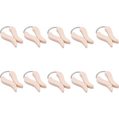 Lot de 12 épingles à hijab beige 23 x 14,5 mm accessoires pour fixer les foulards et décorer les vêtements bijoux et accessoires de mode (1/4)