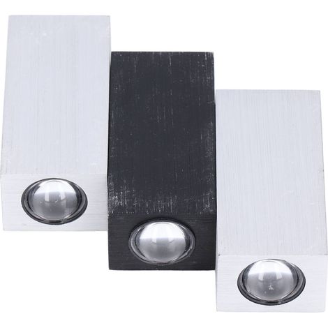 Applique murale LED 6 LED haute luminosité style industriel rétro 6 W, à monter soi-même, décorative pour escaliers, toilettes, restaurants (1/5)