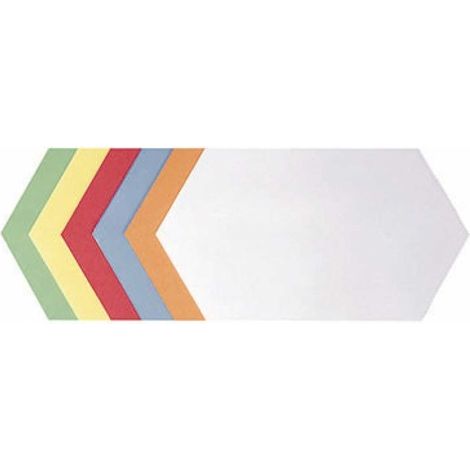 Moderationskarte 29,7 x 16,5 cm (B x H) 130g/m Altpapier 100 % recycelt farbig sortiert 500 St./Pack. (1/5)