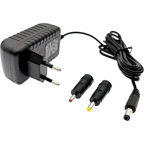 DC 6V 1A 1000mA Power Adapter 6V Charger 6V Charging Adapter 5.5mm x 2.1mm Replacement Plug with 3.5mm x 1.35mm and 4mm x 1.7mm Plugs (1/5)