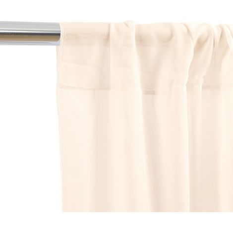 Rideaux de plafond polyvalents en mousseline de soie, tissu drapé pour arc de mariage, toile de fond, décor (1/5)