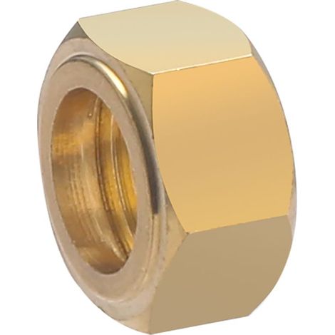 Tuerca Hexagonal Cobre QUICK PLOMBERIE - Ø12 Hembra 3/8