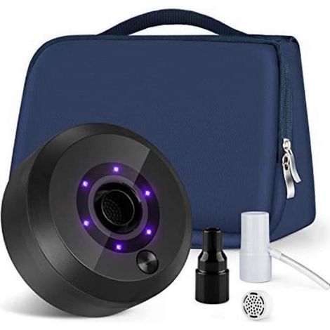 Multifunktions-Set für Zuhause und unterwegs zur Verwendung mit CPAP-Geräten, tragbarer USB-Ladeadapter, kompatibel mit CPAP-Reinigungsgeräten, Schwarz (1/5)