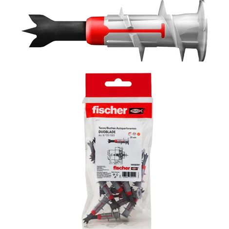 fischer taco duoblade sac de 20 unités ancrage léger