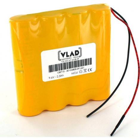 Batterie 9.6V 2.3Ah NiCd