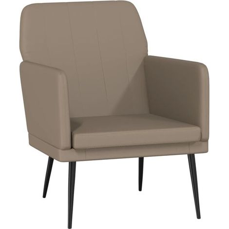 Fauteuil Cappuccino, dimensions : 61x78x80 cm, cuir artificiel. (1/5)