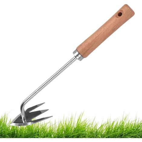 Ferramenta Para Capinar, Removedor De Ervas Daninhas Manual, Cabo Ergonômico Com 3 Dentes Resistentes Para O Jardim. (1/5)