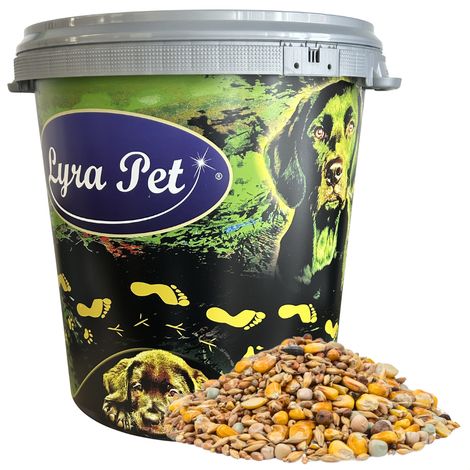 10 kg de nourriture dispersée Lyra Pet® du mélange pour terrasse ALB-MÜHLE, sans coquilles dans un bac de 30 litres (1/5)