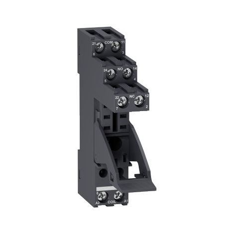 SCHNEIDER RGZE1S48M Zelio Relay RXG - 2OF relay socket - separate contacts - screw terminals connection