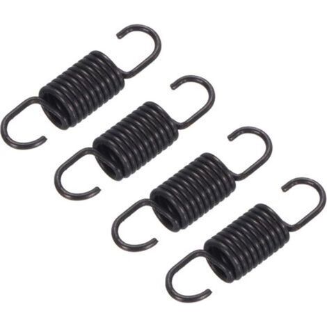 4 pièces Noir Ressorts de Rechange pour Fauteuil inclinable de 68 mm Ressorts de Tension à Double Crochet (1/4)