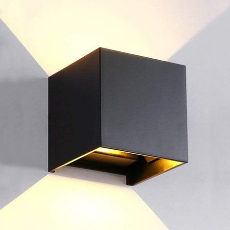 Applique murale LED Moderne Extérieur Noir-6w 3000k (1/5)