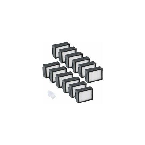 Lot de 12 filtres compatibles avec iRobot Roomba e/i Series Filtre de rechange haute performance - Accessoires pour aspirateur e5 e6 i3 i4 i6 i7 i7+ i8 i8+ (1/5)
