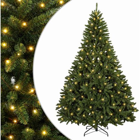 vidaXL Árbol de Navidad artificial con ramas articuladas 210 cm (1/5)
