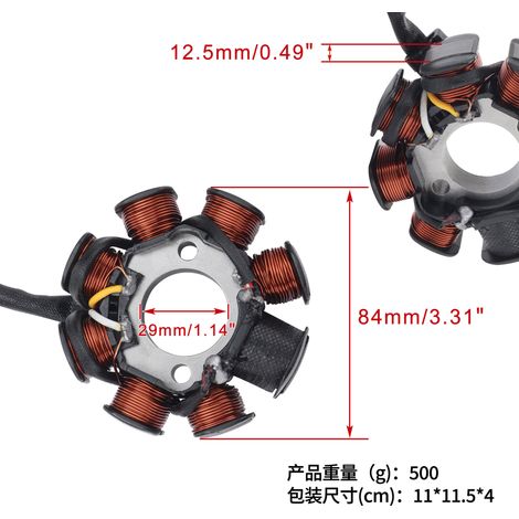 Motorrad-Statorspulen SM400R TC250 TE510 SMR510 TE310 TE250 8000A42 (1/4)