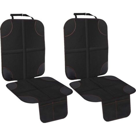 Set mit 2 Autositzbezügen mit dicker Polsterung, in Leder oder Stoff. (1/5)