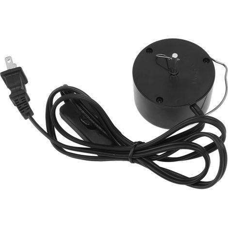 Moteur rotatif suspendu en plastique, type prise électrique 110V US, pour carillon à vent et attrape-soleil, rotation motorisée, décoration extérieure (1/5)