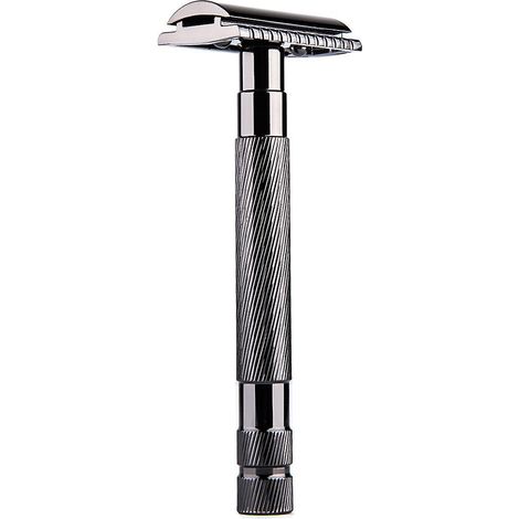 Lames de rasage double tranchant de sécurité pour hommes, porte-lames droit, machine à raser (1/5)