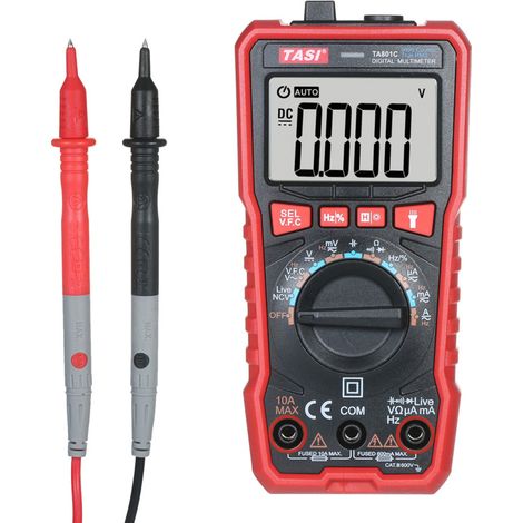 TA801C Multimetro digitale True RMS Voltmetro automatico Ohm NCV