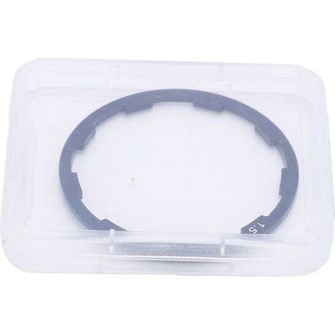 Jeu de 1 rondelle cannelée de moyeu vélo 1.5mm en aluminium alliage, entretoise cassette pignon VTT (1/5)